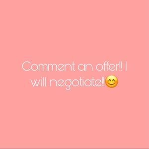 Comment below on an item!